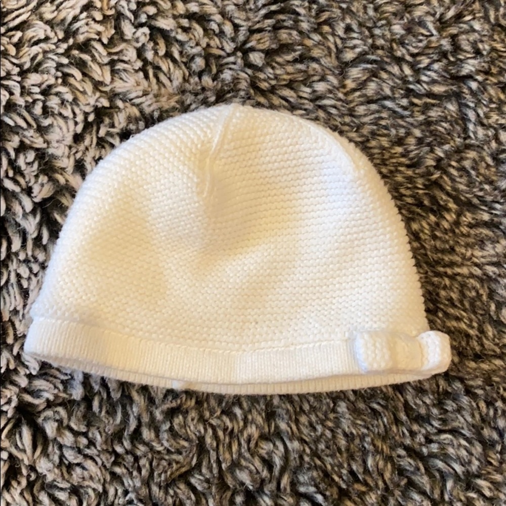 Janie and Jack knit baby hat